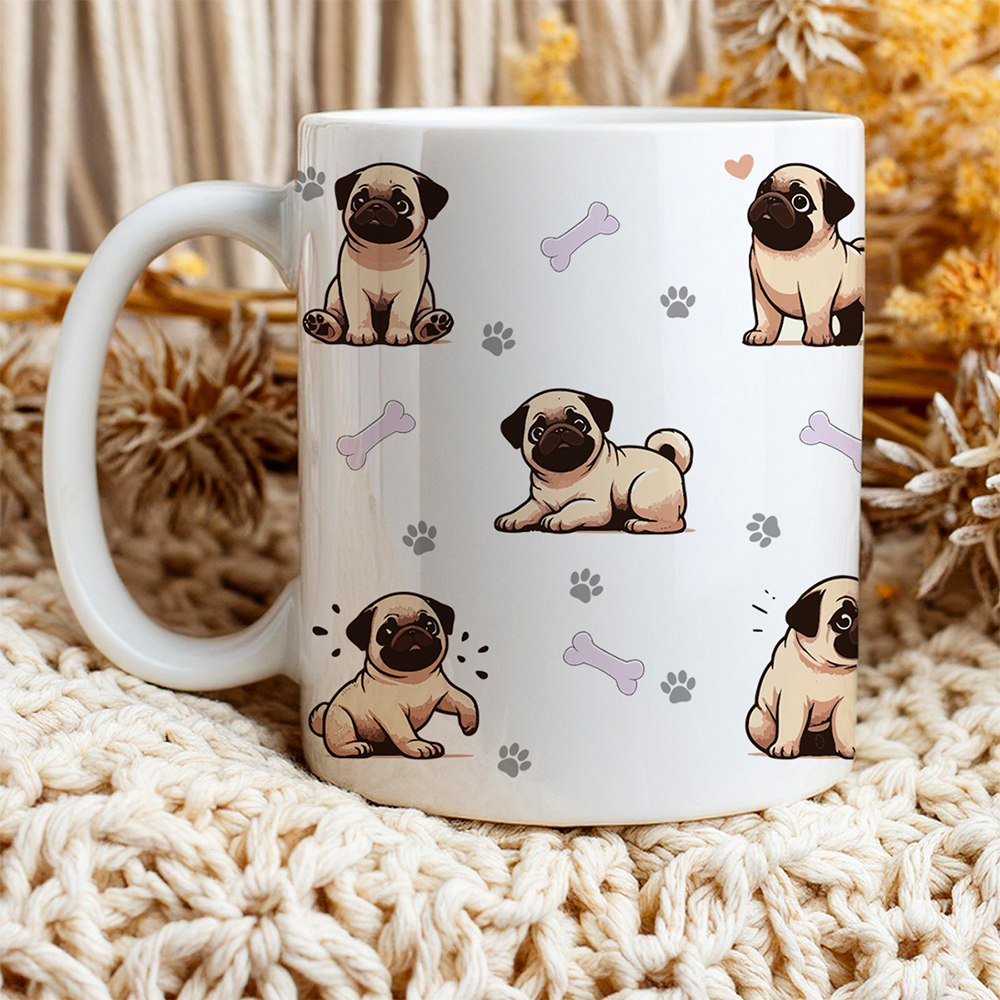 Taza 11oz baby PUGS