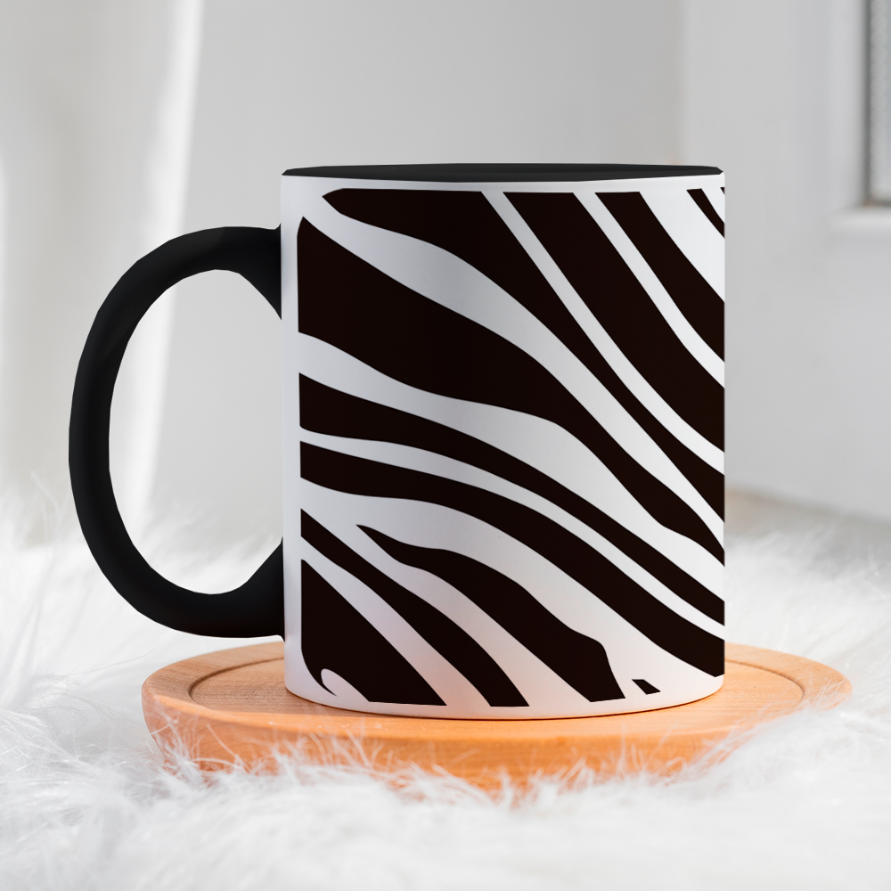 Taza 11oz Diseño de cebra