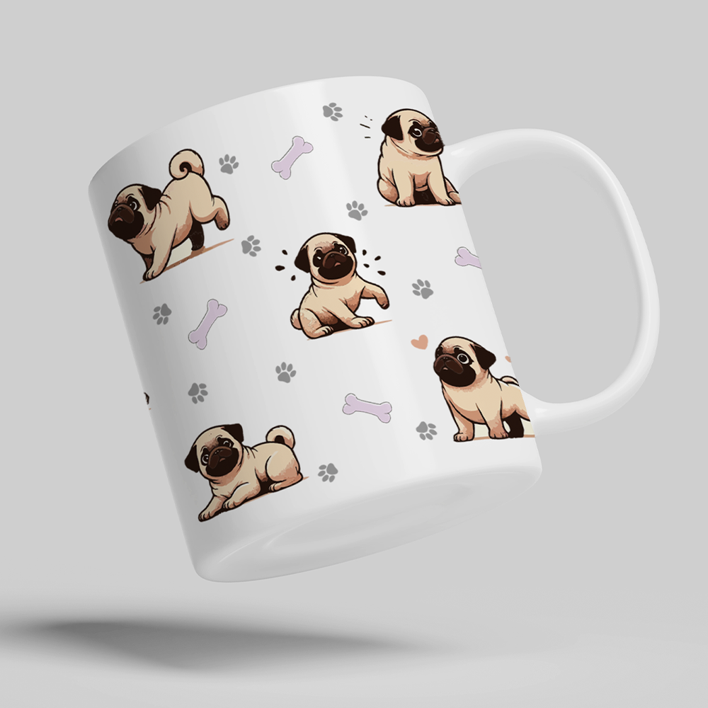 Taza 11oz baby PUGS