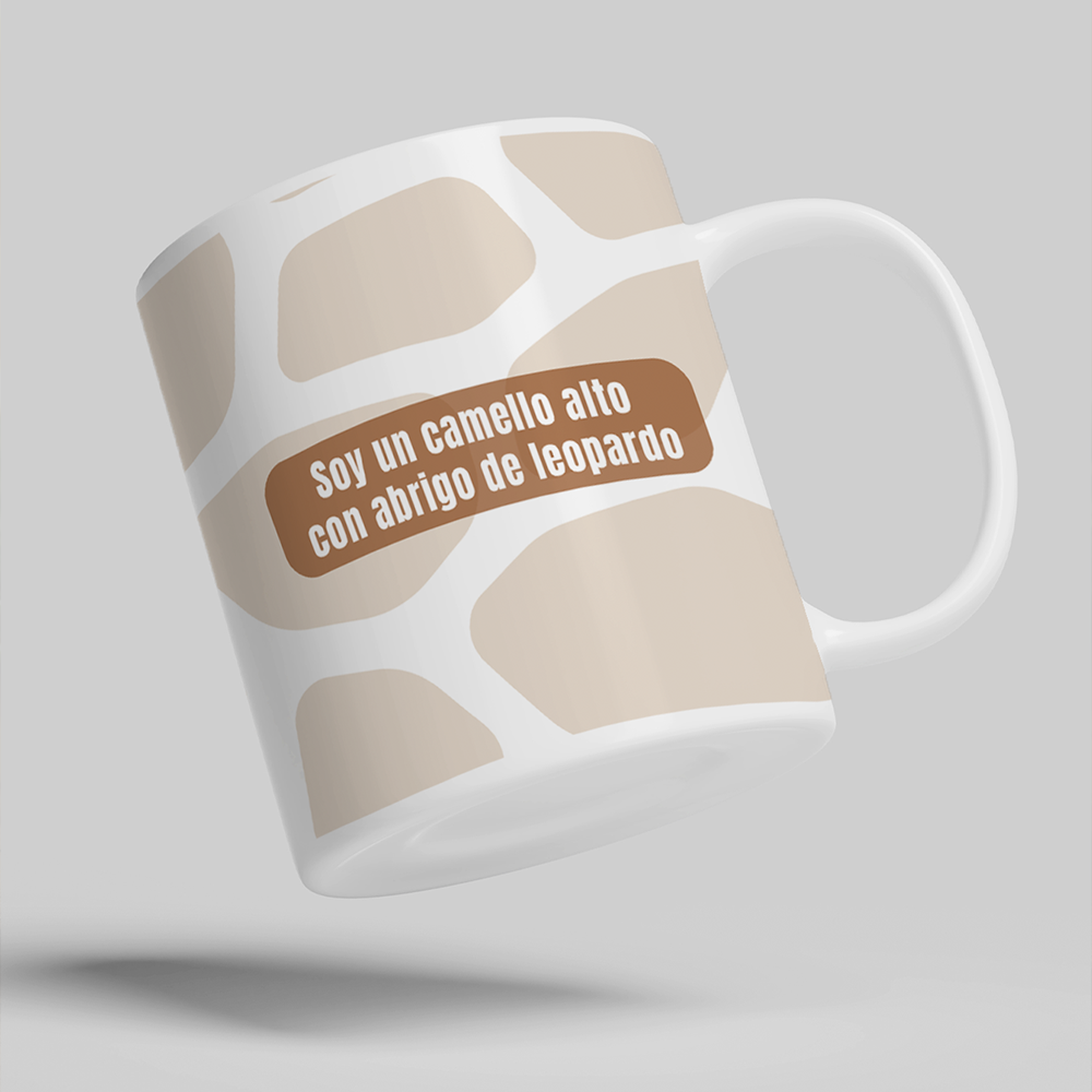 Taza cerámica 11oz Con diseño de Jirafa
