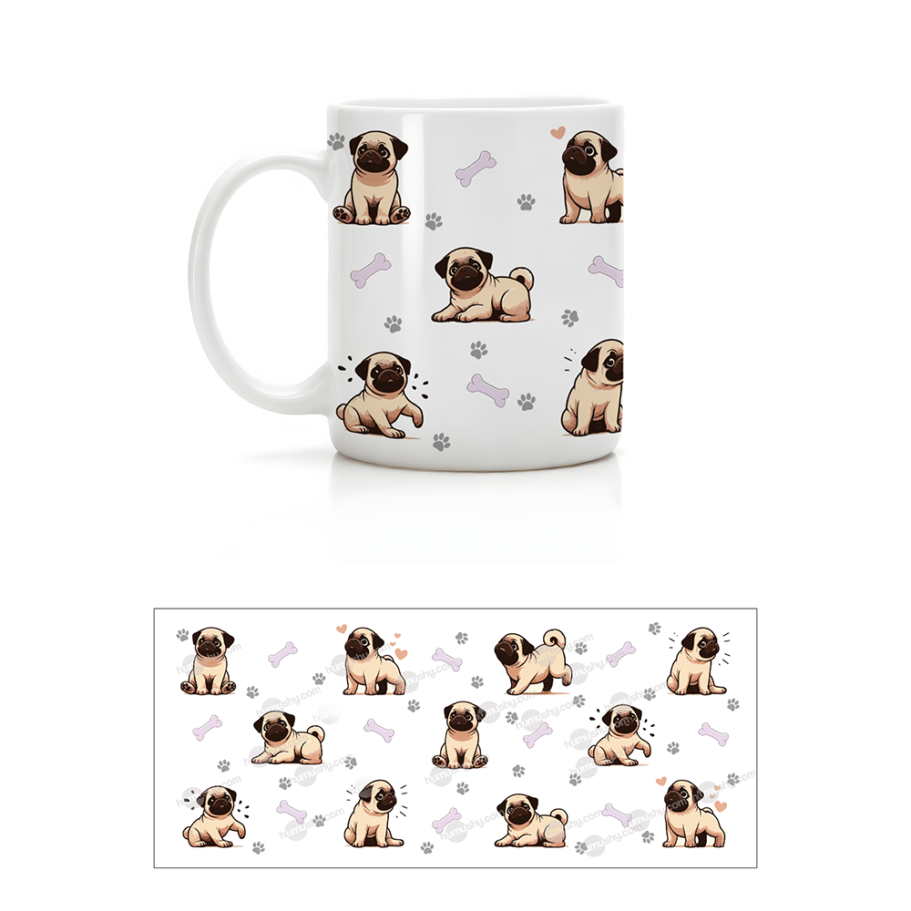Taza 11oz baby PUGS