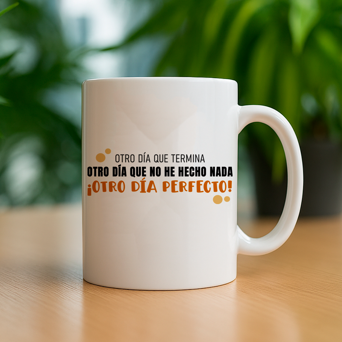 Taza de cerámica decorativa de 11Oz con diseño de Garfield 90S - Humushy