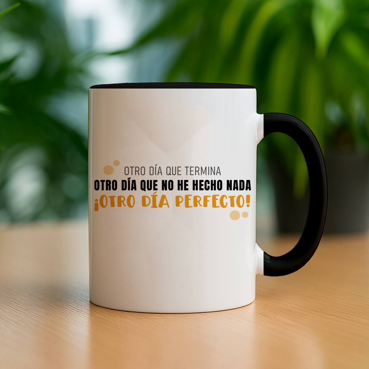 Taza de cerámica decorativa de 11Oz con diseño de Garfield 90S - Humushy