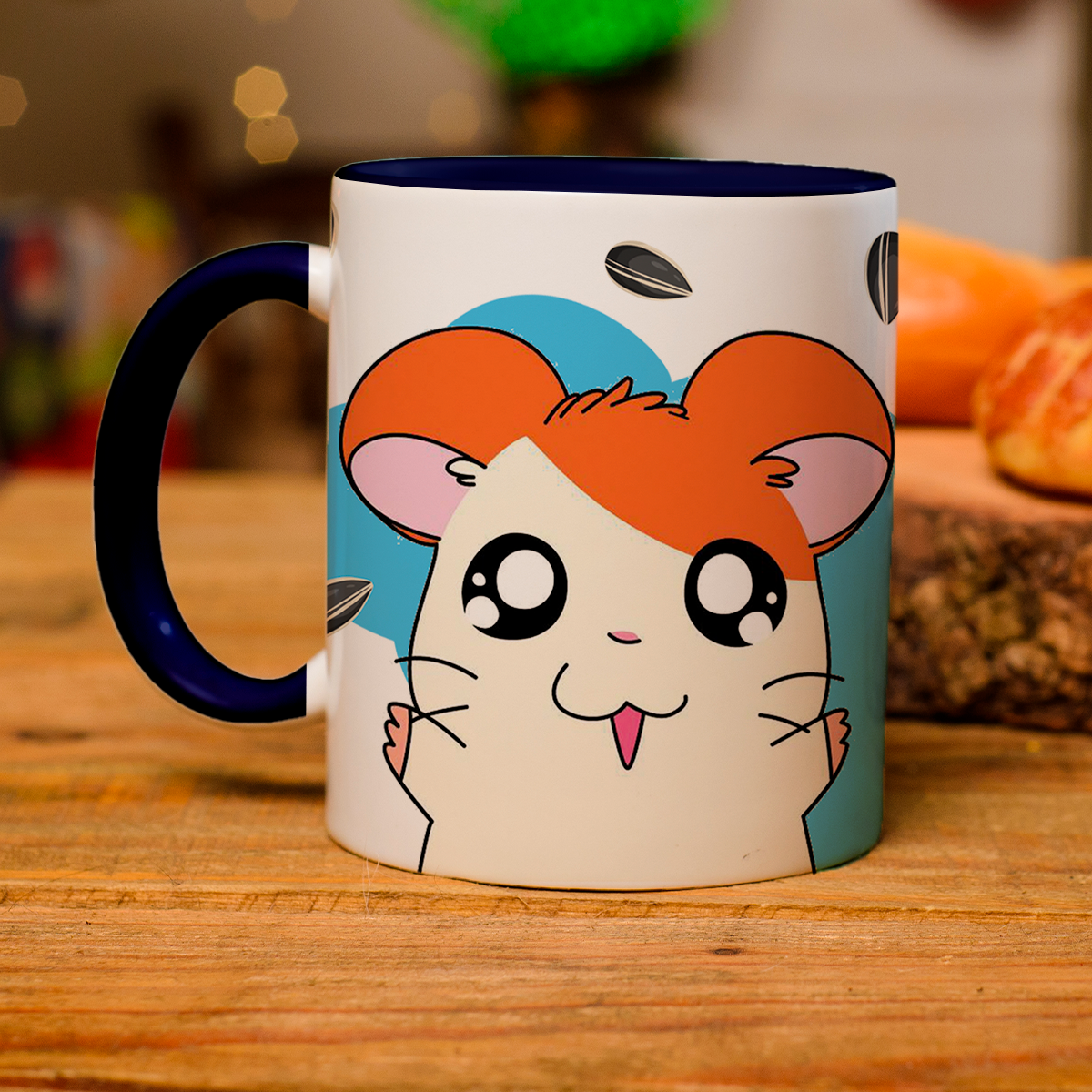 Taza de cerámica decorativa de 11Oz Con diseño de tu personaje favorito Ideal para amantes de estos increíbles hámster