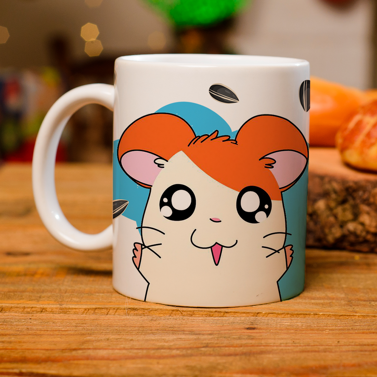 Taza de cerámica decorativa de 11Oz Con diseño de tu personaje favorito Ideal para amantes de estos increíbles hámster