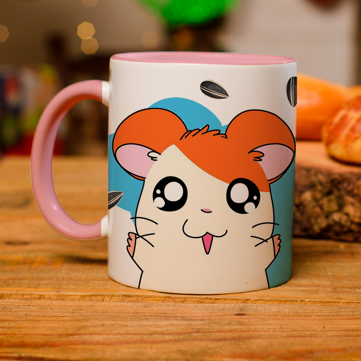 Taza de cerámica decorativa de 11Oz Con diseño de tu personaje favorito Ideal para amantes de estos increíbles hámster