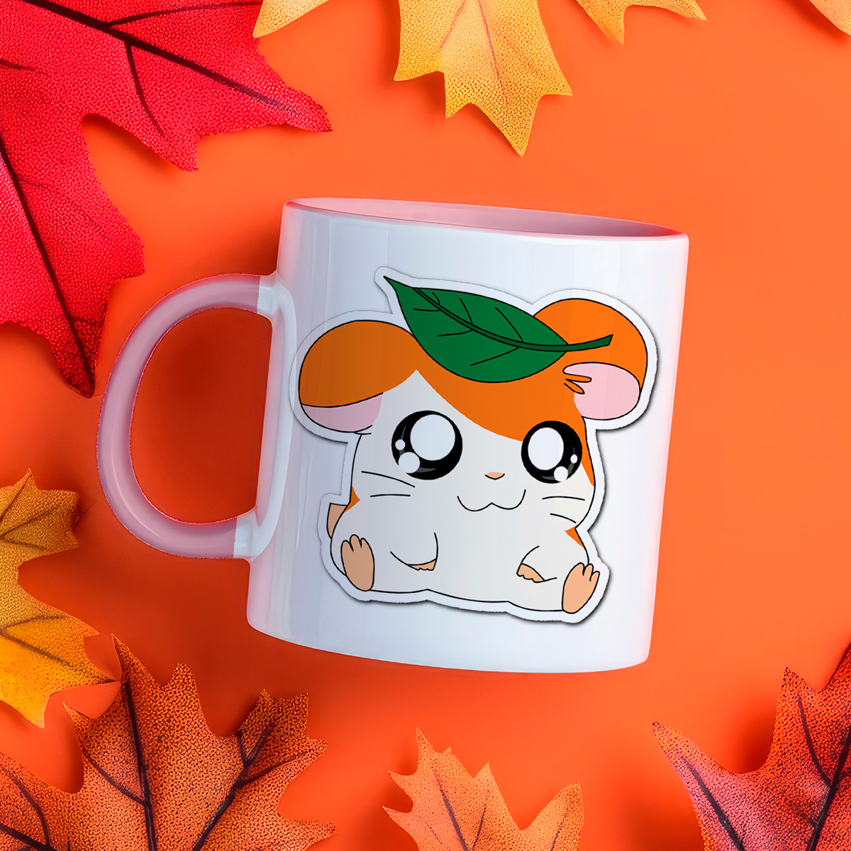 Taza de cerámica decorativa de 11Oz Con diseño de tu personaje favorito Ideal para amantes de estos increíbles hámster