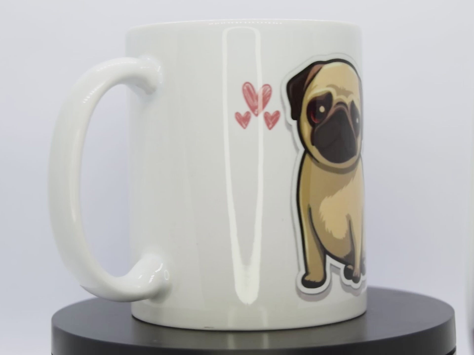 Taza 11oz I Love Pug