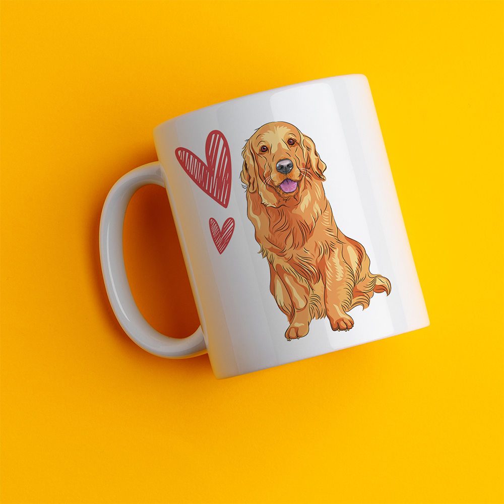 Taza cerámica 11oz Golden retriever