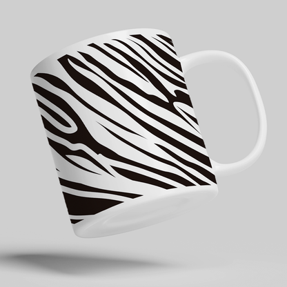 Taza 11oz Diseño de cebra