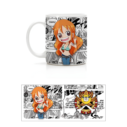 Taza de cerámica de 11Oz Nami ONE PIECE