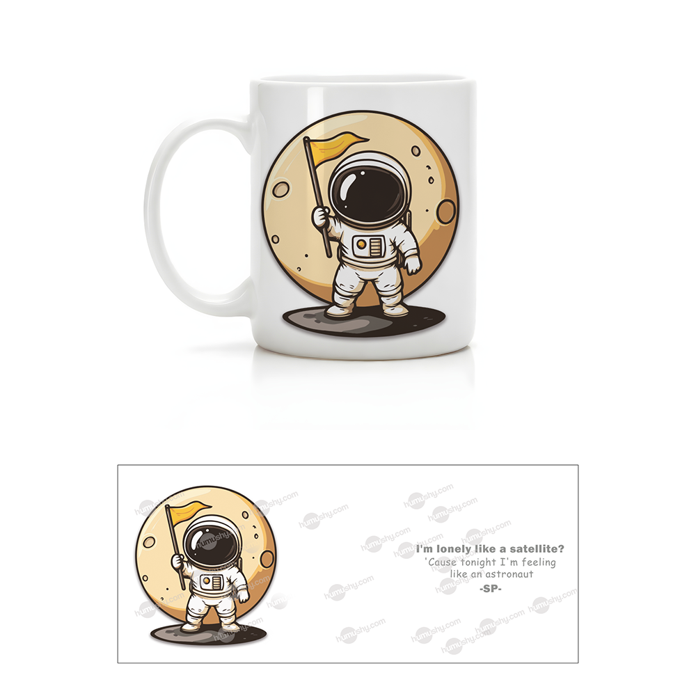 Taza de cerámica 11oz Astronauta