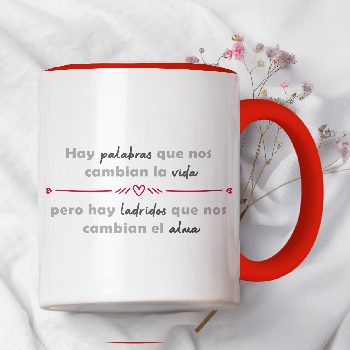 Taza cerámica decorativa 11oz Diseño de pastor alemán con frase