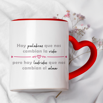 Taza cerámica decorativa 11oz Diseño de pastor alemán con frase