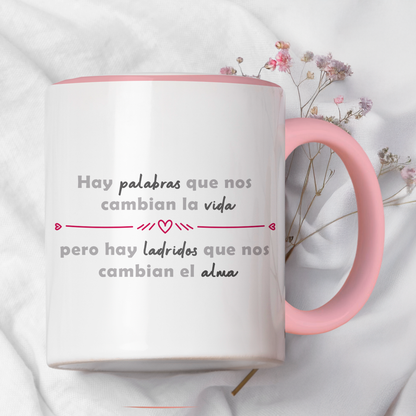 Taza cerámica decorativa 11oz Diseño de pastor alemán con frase