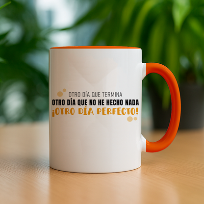 Taza de cerámica decorativa de 11Oz con diseño de Garfield 90S - Humushy