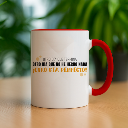 Taza de cerámica decorativa de 11Oz con diseño de Garfield 90S - Humushy