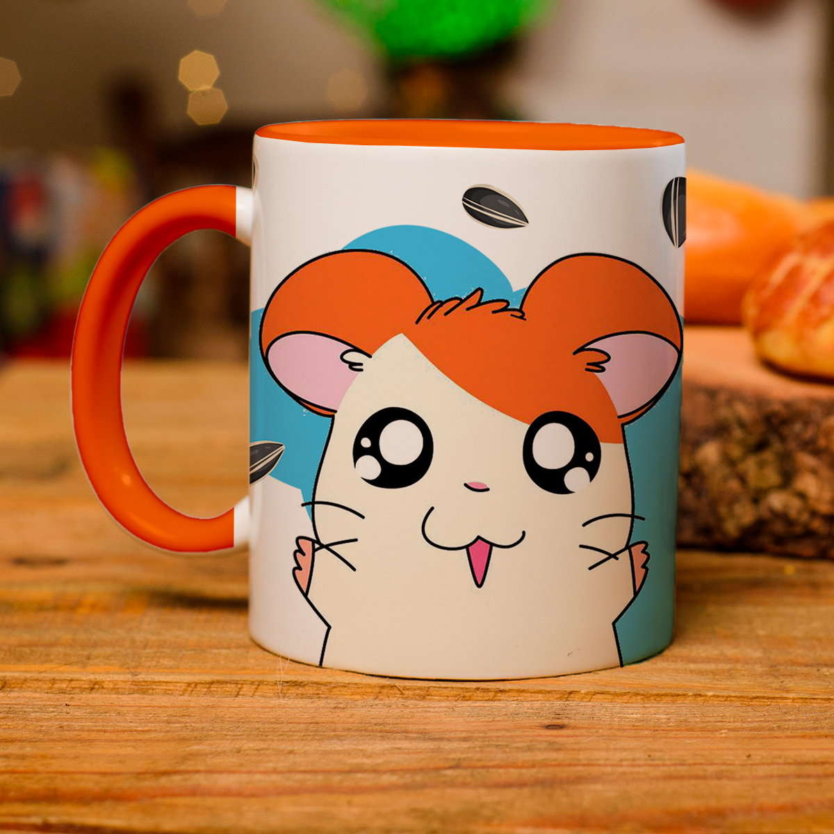 Taza de cerámica decorativa de 11Oz Con diseño de tu personaje favorito Ideal para amantes de estos increíbles hámster