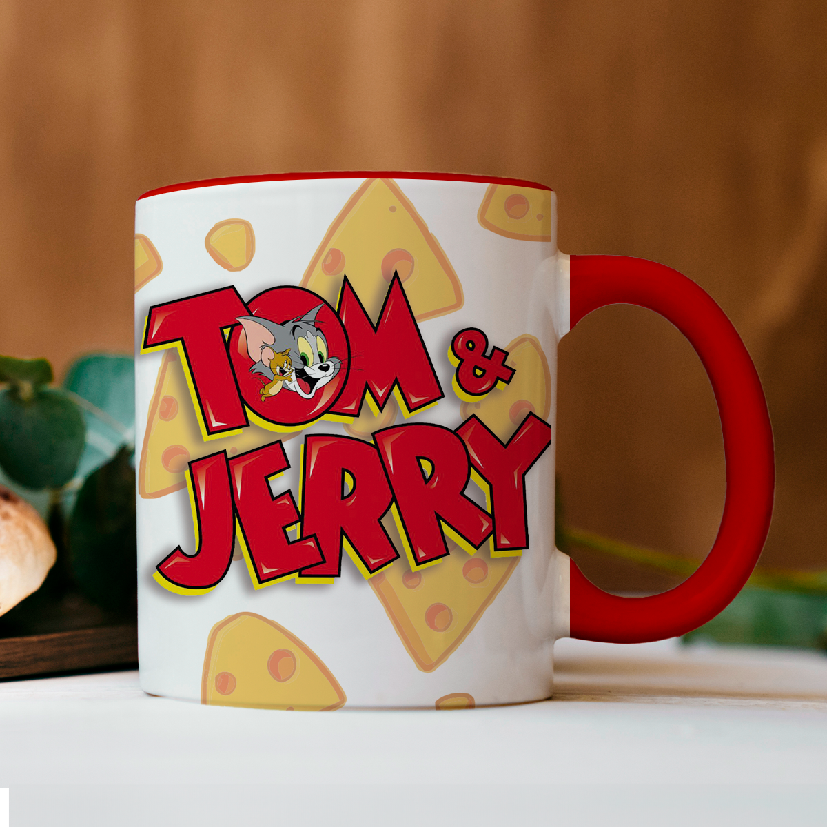 Taza de 11oz cerámica decorativa Tom & Jerry - humushy recordando la infancia.