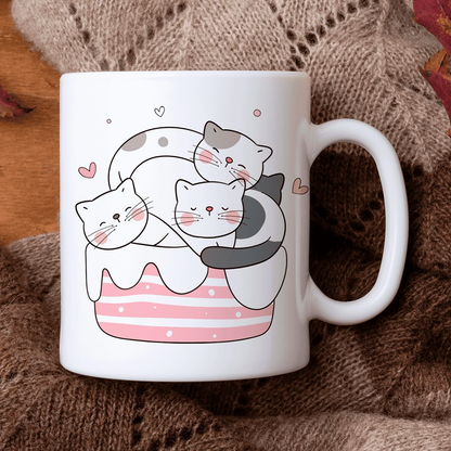 Taza 11oz de gatitos