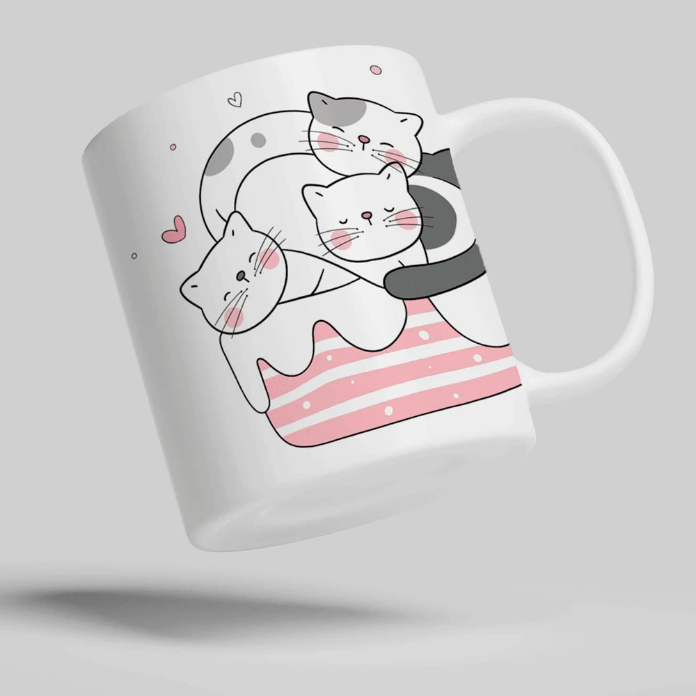 Taza 11oz de gatitos