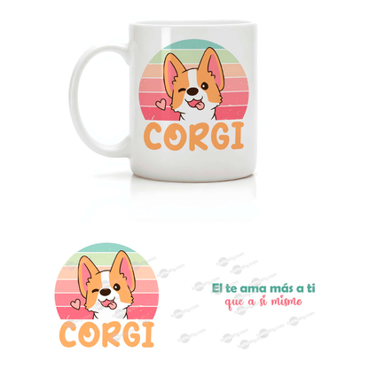 Taza 11oz CORGI