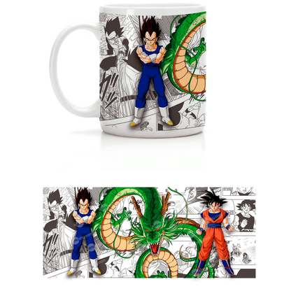 Taza 11oz Dragon Ball GOKU - VEGETA